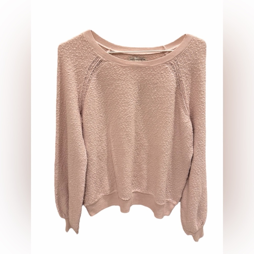 American Eagle Outfitters Baby Pink Sweater Women’s Size Small